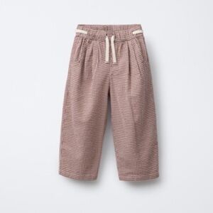 NWT ZARA KIDS 2T CHECKERED SEERSUCKER PANTS
TERRACOTTA
